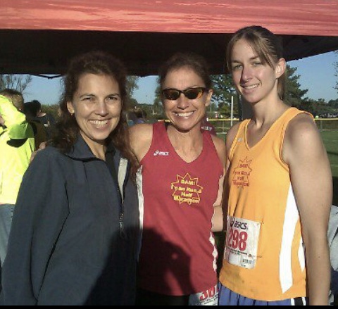 Alicia, Shawn and Jenny ready for one of the Crystal Lake half marathon Alicia, Shawn and Jenny ready for one of the Crystal Lake half marathon